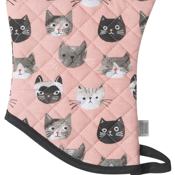 NOW DESIGNS Oven Mitts Set of 2 Cats Meow NWT - Picture 2 of 2